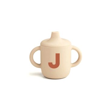 gobelet en silicone bébé lettre