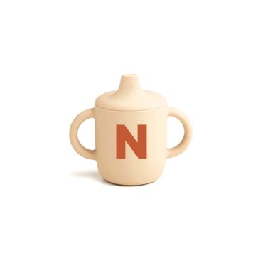 Gobelet en silicone lettre N