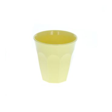Petit verre mélamine jaune