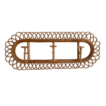 porte manteau en rotin 