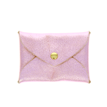 Porte monnaie enveloppe rose