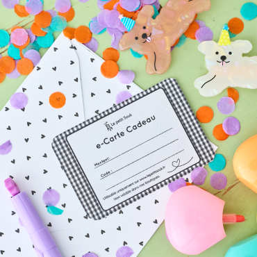 Faites plaisir avec la e-carte cadeau