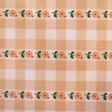 Toile cirée fleurs vintage