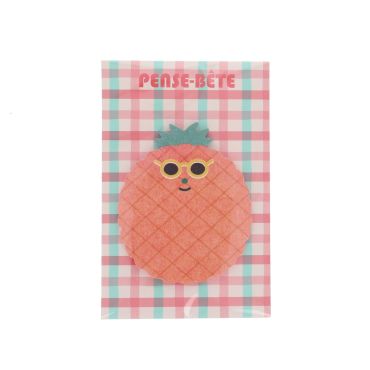 bloc notes post it ananas