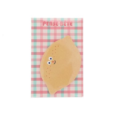 bloc notes post it citron