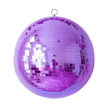 boule à facettes disco violette