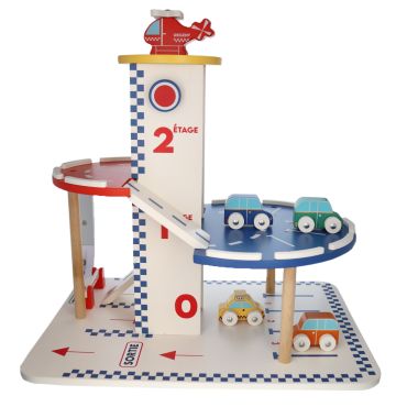 garage en bois jeux enfant