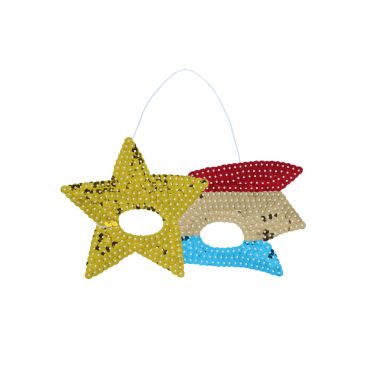 masque sequins étoile filante