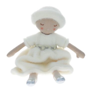 poupee chiffon anushka blanche argent