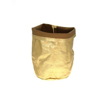 panier en papier lavable doré petit