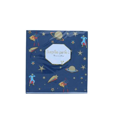 serviettes de table super héro enfant