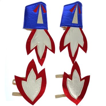 Kit super héros manchettes chaussures