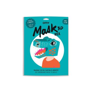 masque 3D dinosaure Rex