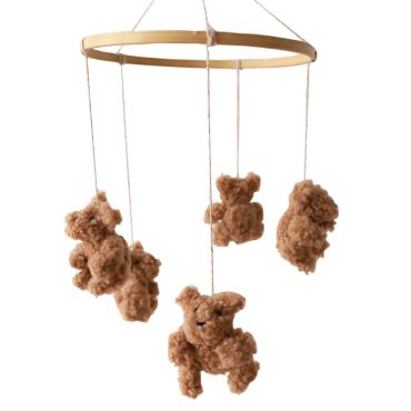 mobile ourson bouclette