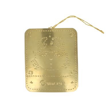 plaque laiton astrologie cancer