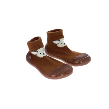 chaussons enfant marron