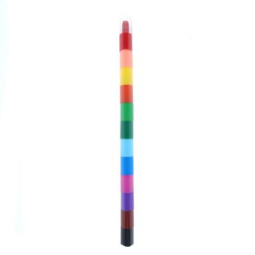 Crayons à mines grasses empilables