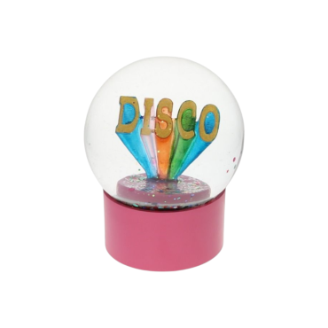 boule à neige disco paillettes