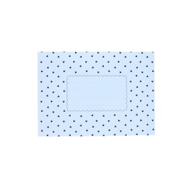 enveloppe coeurs noirs