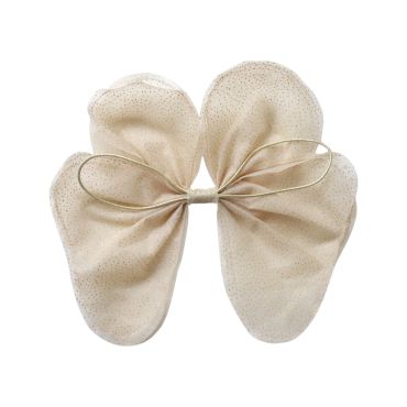 ailes de papillon tulle doré