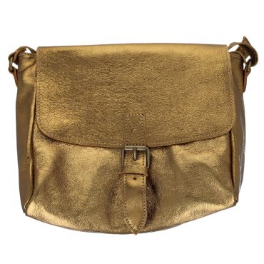 sac à main en cuir doré cuivre