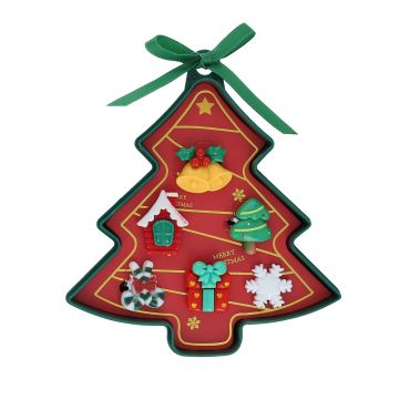 boîte sapin de noel 6 bagues