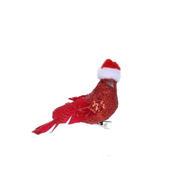 oiseau à clipser rouge bonnet