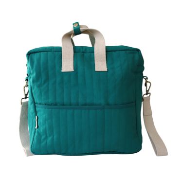 sac à dos à langer vert cadeau de naissance
