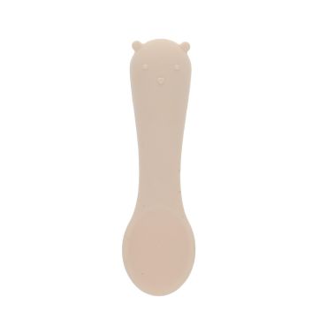 petite cuillère silicone beige