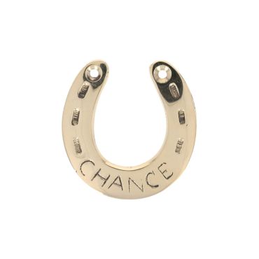 Petit fer à cheval en laiton - chance