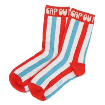 Chaussettes enfant rayures "Cap ou pas cap"