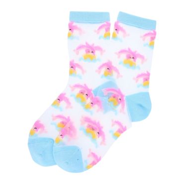 chaussettes en nylon pour femmes dauphins