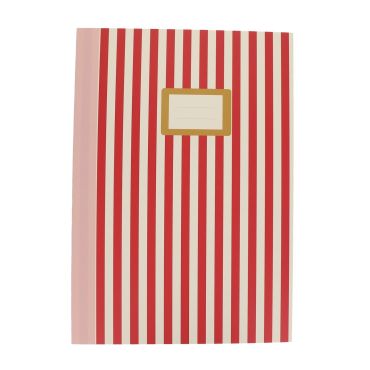 cahier rayures rouges trouville