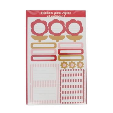 lot de stickers pour fournitures enfant Trouville