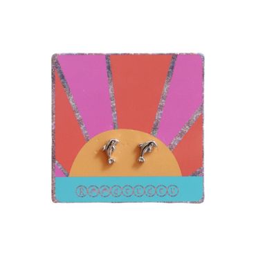 boucles d'oreilles enfant puces dauphins