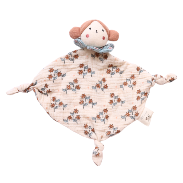 doudou bébé fleuri
