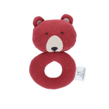 hochet ours en tricot