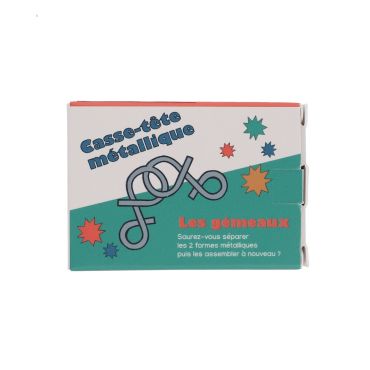 Casse tête en métal les gémeaux