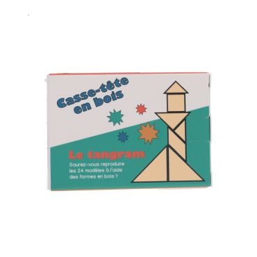 Casse-tête en bois le tangram