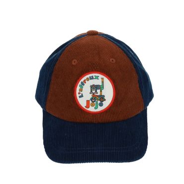 casquette enfant velours marron hiver