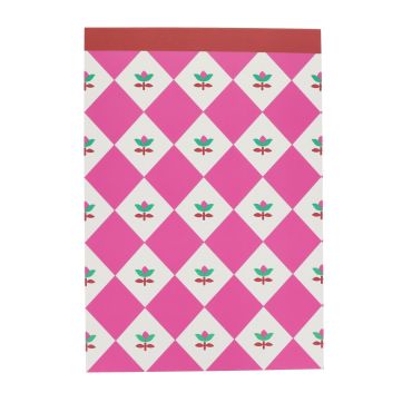 carnet à dessins fleurs roses Aland