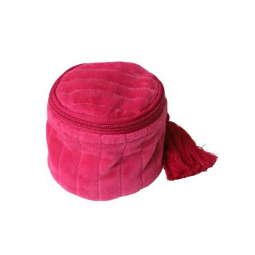 trousse écrin à bijoux velours rose