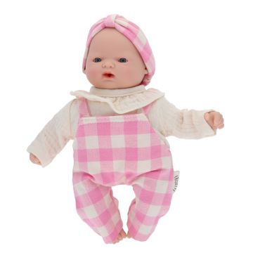 petite poupée sacha salopette rose