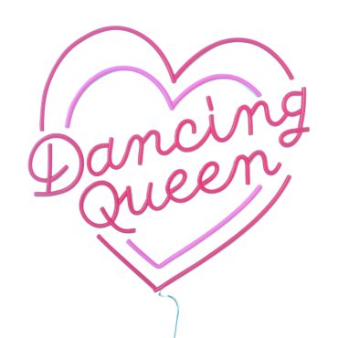 lampe néon dancing queen