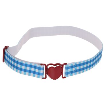Ceinture élastique enfant vichy bleu - Vichy chéri