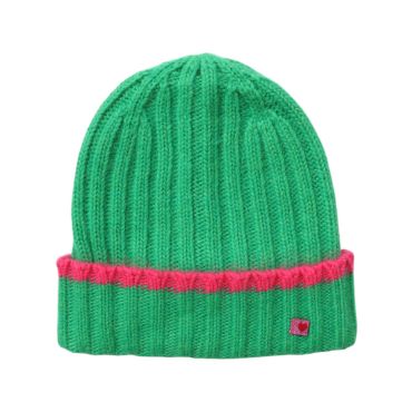bonnet enfant en tricot vert aland