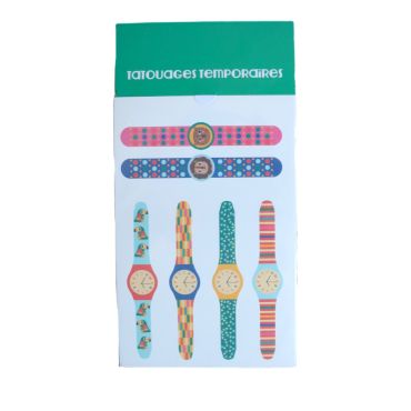 tatouages temporaires enfant montres