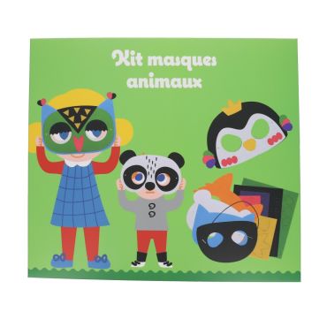 Kits masques animaux feutrine