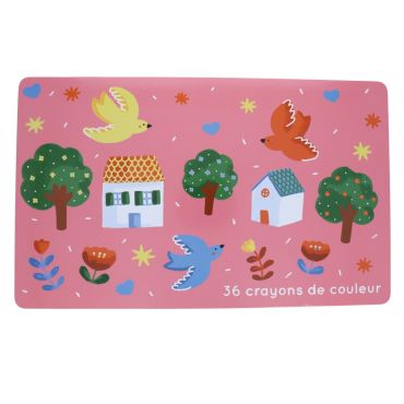 boite crayons de couleurs enfant