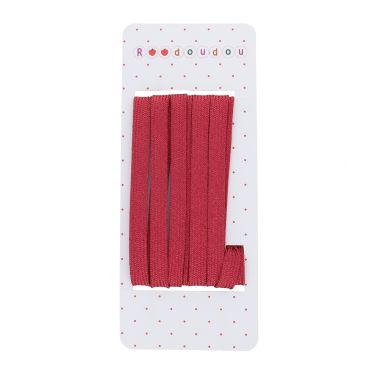 lacets lurex bordeaux prune à paillettes